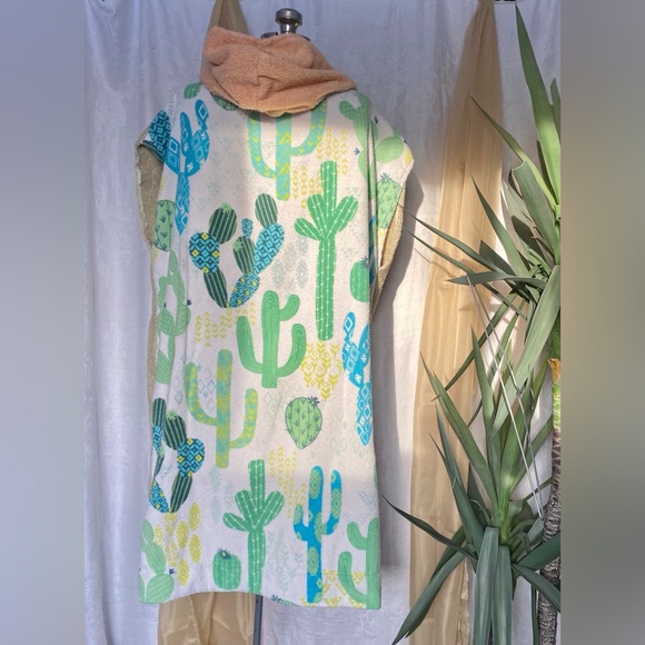 Handmade, Up-Cycled Towel Poncho - Picture 3 of 6